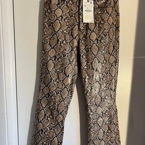 Women's Snake Print Pants